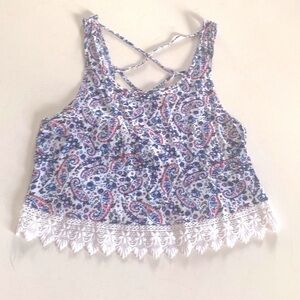 Arizona Boho Crop Top, Size M